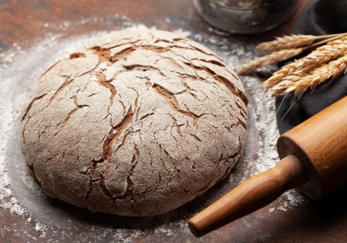 Homemade baked bread